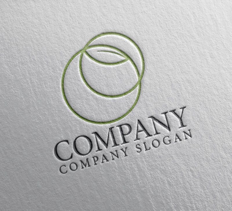 画像2: 葉・輪・重なり・ロゴ・マークデザイン1131 (2)