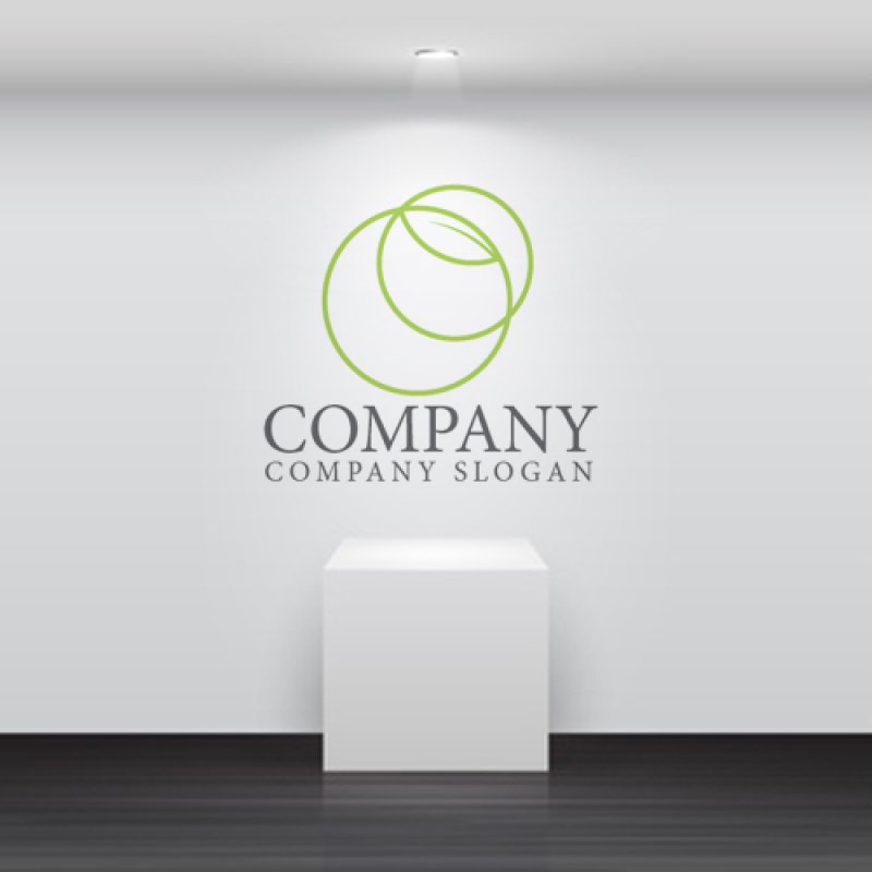 画像5: 葉・輪・重なり・ロゴ・マークデザイン1131 (5)