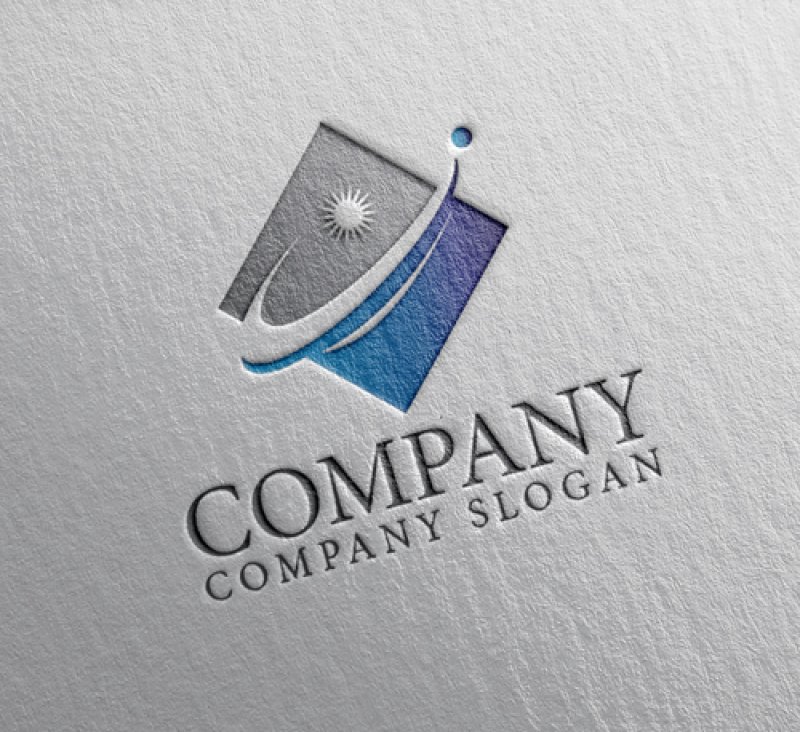 画像2: 菱形・曲線・星・グラデーション・会社ロゴ・マークデザイン1132 (2)