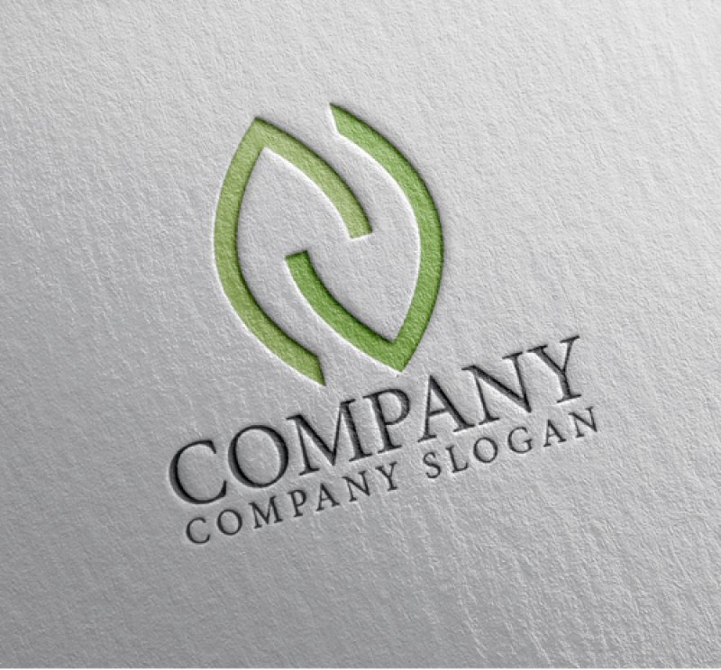 画像2: 葉・N・アルファベット・ロゴ・マークデザイン1136 (2)