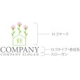 画像10: 花・家・窓・ロゴ・マークデザイン1137