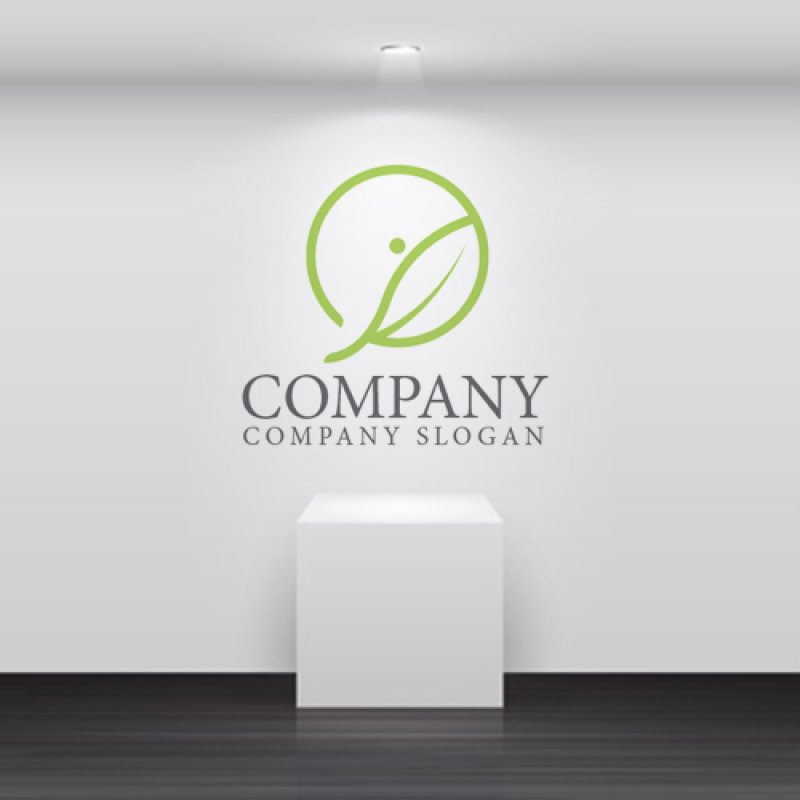 画像5: 葉・輪・人・ロゴ・マークデザイン1140 (5)