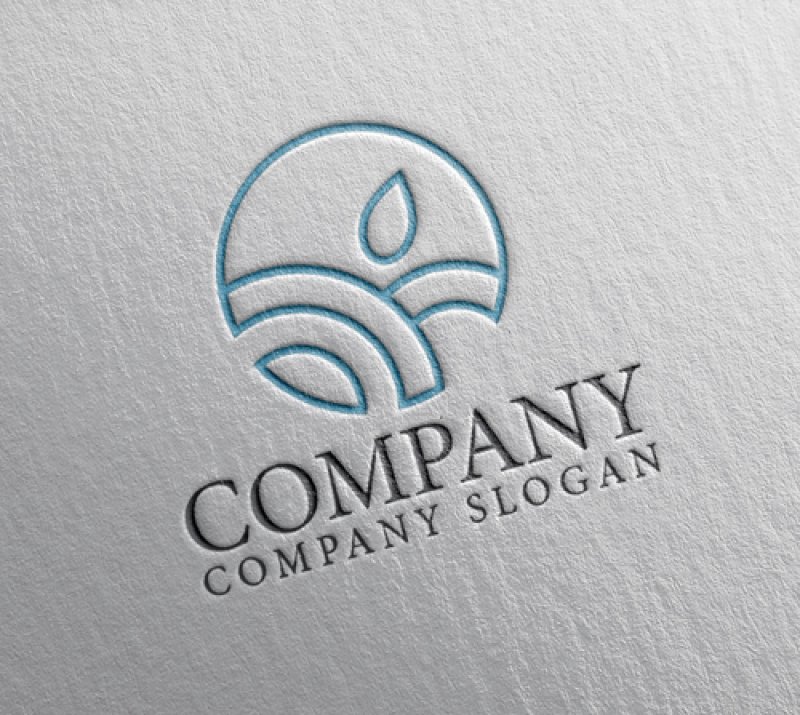 画像2: 葉・波・輪・ロゴ・マークデザイン1142 (2)