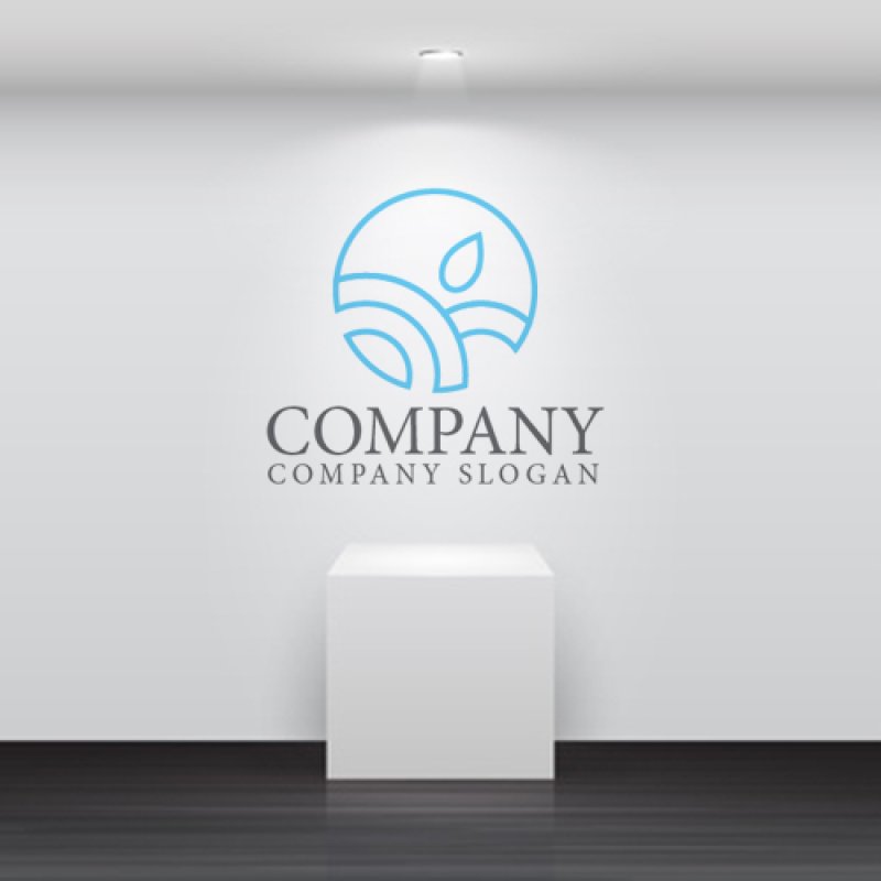 画像5: 葉・波・輪・ロゴ・マークデザイン1142 (5)