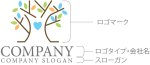 画像10: 木・ハート・ロゴ・マークデザイン1147 (10)