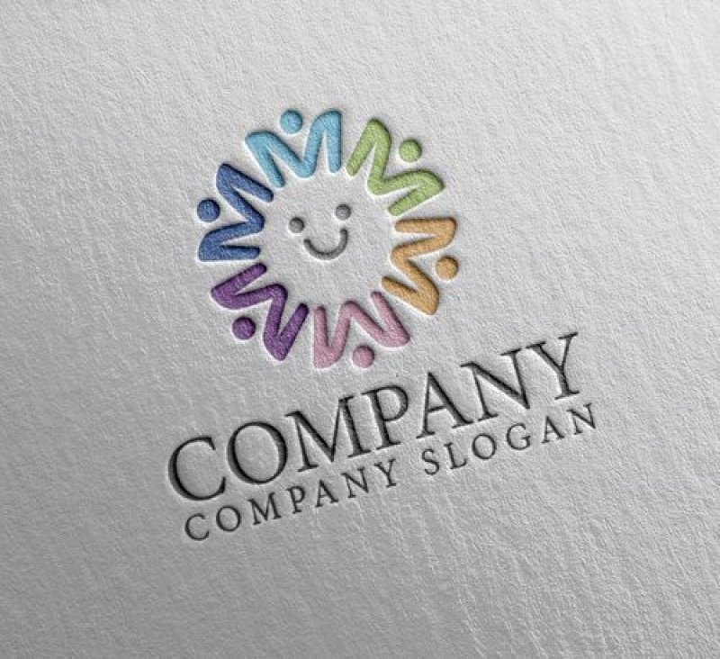 画像2: 太陽・M・人・顔・アルファベット・ロゴ・マークデザイン1148 (2)