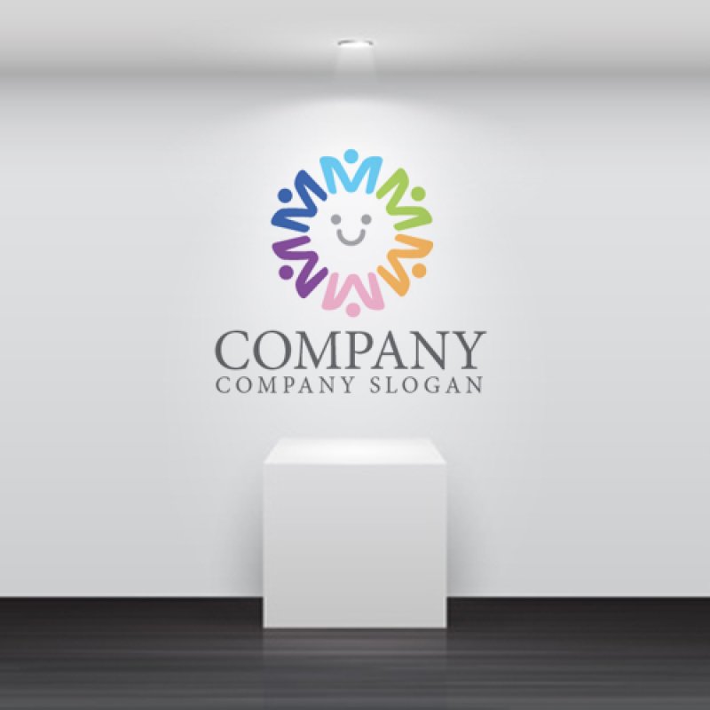 画像5: 太陽・M・人・顔・アルファベット・ロゴ・マークデザイン1148 (5)