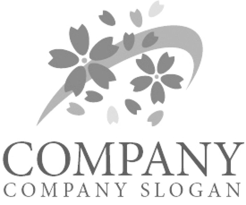 画像6: 桜・曲線・ロゴ・マークデザイン1149 (6)