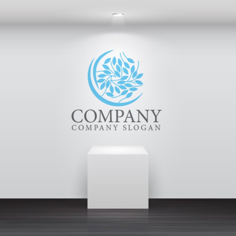 画像5: 葉・輪・曲線・ロゴ・マークデザイン1151 (5)