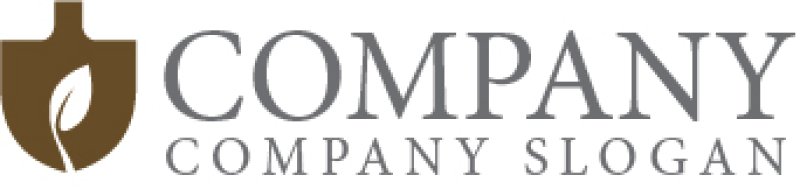 画像7: スコップ・農業・葉・ロゴ・マークデザイン1164 (7)