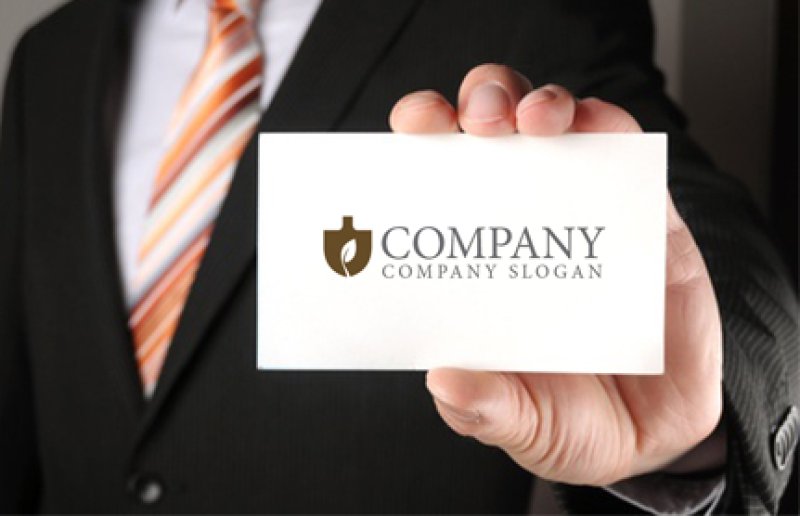 画像9: スコップ・農業・葉・ロゴ・マークデザイン1164 (9)