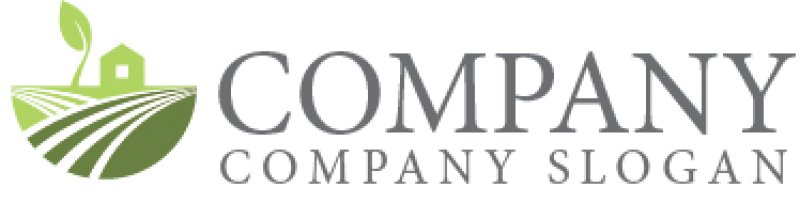 画像7: 農地・葉・家・大地・ロゴ・マークデザイン1164 (7)