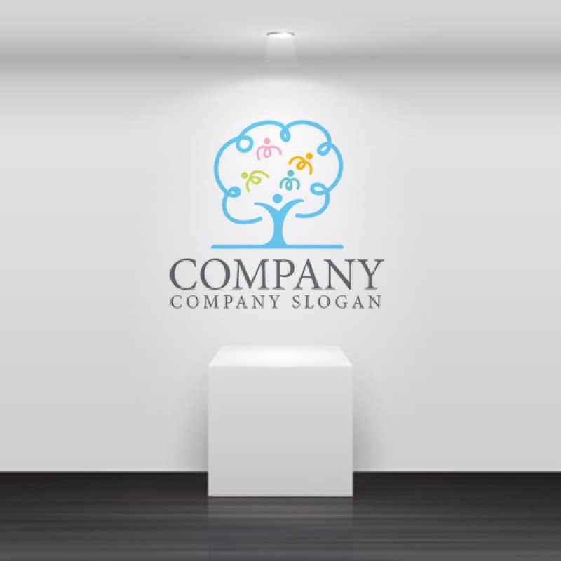 画像5: 人・木・ロゴ・マークデザイン1171 (5)