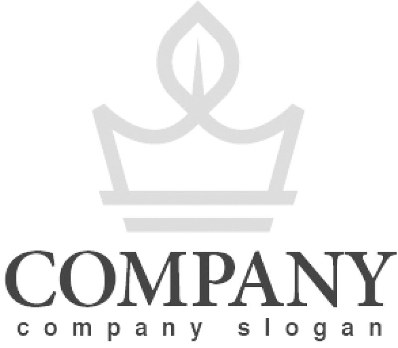 画像6: 葉・王冠・キング・ロゴ・マークデザイン1177 (6)