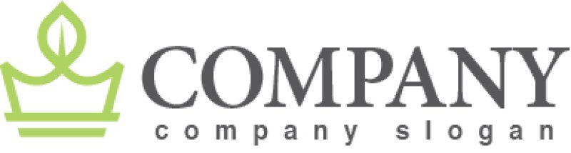 画像7: 葉・王冠・キング・ロゴ・マークデザイン1177 (7)