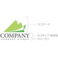 画像10: 山・道・人・ランニング・ロゴ・マークデザイン1182