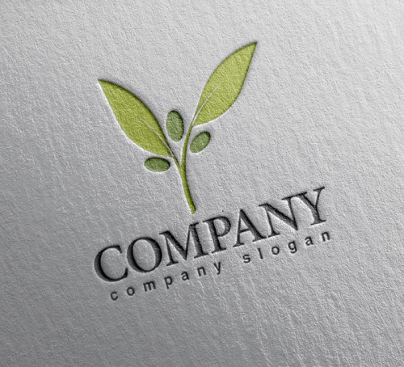 画像2: 葉・オリーブ・実・ロゴ・マークデザイン1183 (2)