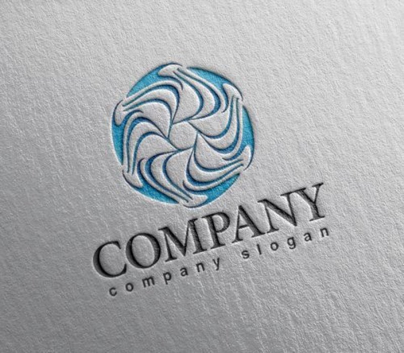 画像2: 渦・輪・水・ロゴ・マークデザイン1184 (2)