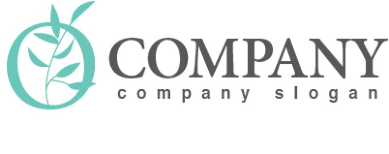 画像7: 葉・輪・O・アルファベット・ロゴ・マークデザイン1187 (7)