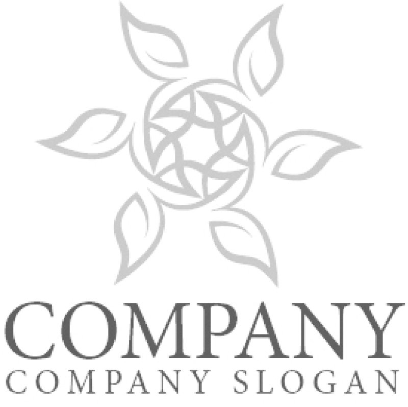 画像6: 葉・回転・花・ロゴ・マークデザイン1192 (6)