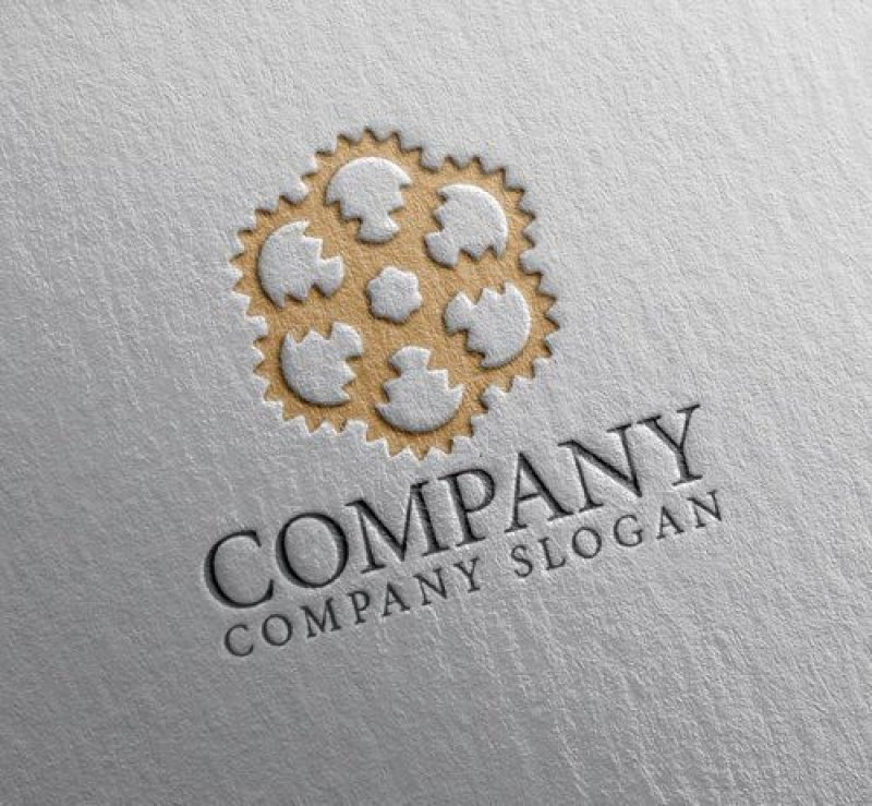 画像2: 歯車・太陽・花・ロゴ・マークデザイン1193 (2)