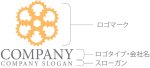 画像10: 歯車・太陽・花・ロゴ・マークデザイン1193 (10)