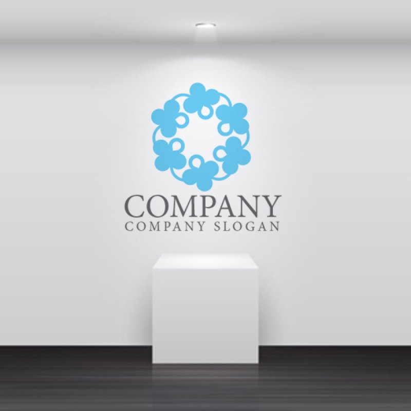 画像5: 四つ葉・輪・花・ロゴ・マークデザイン1195 (5)