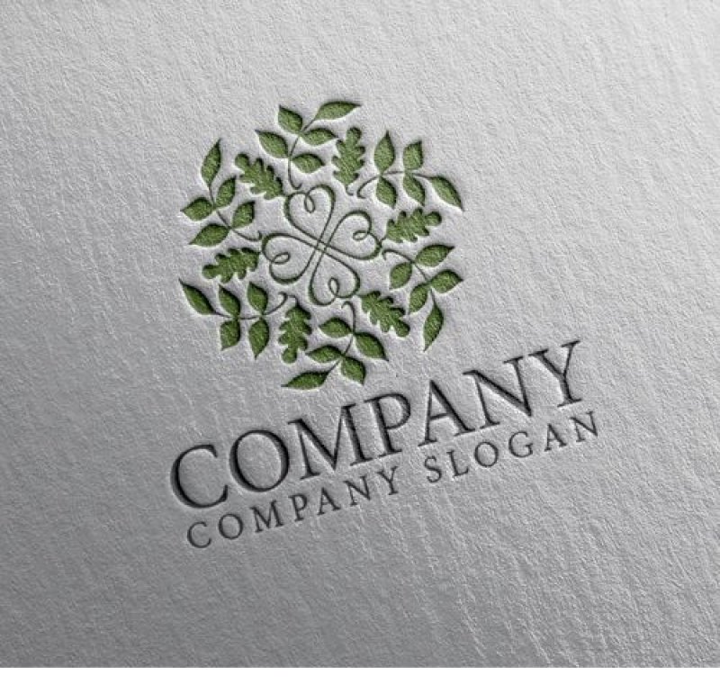 画像2: 葉・輪・ハート・ロゴ・マークデザイン1202 (2)