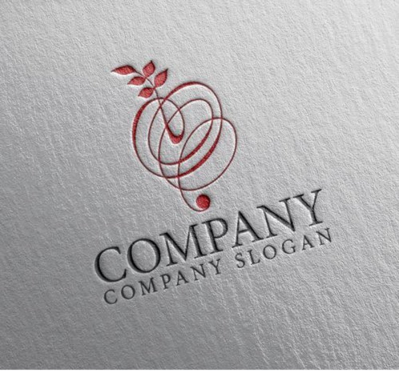 画像2: 葉・曲線・ロゴ・マークデザイン1205 (2)