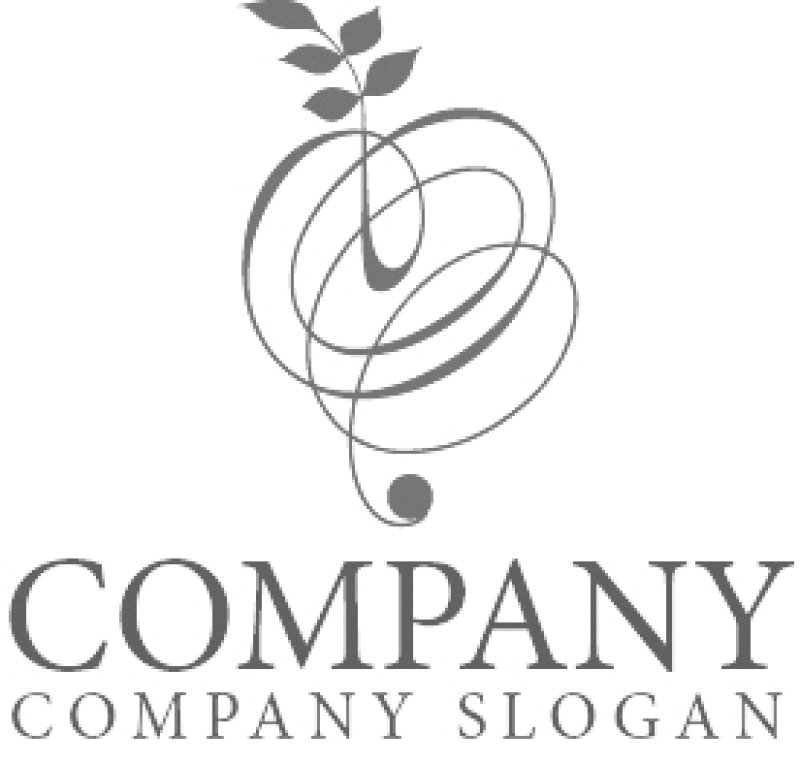 画像6: 葉・曲線・ロゴ・マークデザイン1205 (6)