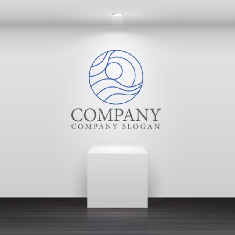 画像4: 太陽・輪・波・ロゴ・マークデザイン1225 (4)