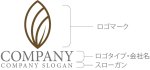 画像10: 葉・重なり・ロゴ・マークデザイン1227 (10)