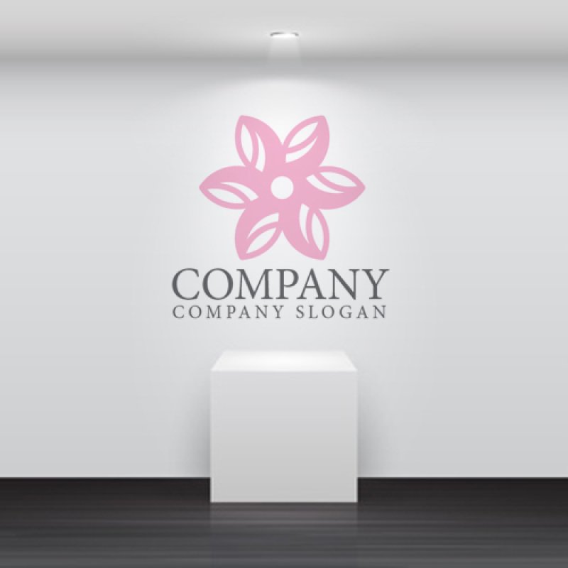 画像5: 花・回転・ロゴ・マークデザイン1228 (5)