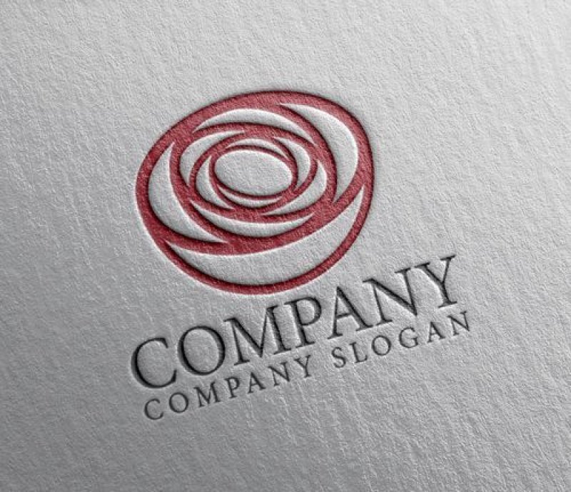 画像2: 花・バラ・輪・ロゴ・マークデザイン1230 (2)