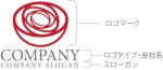 画像10: 花・バラ・輪・ロゴ・マークデザイン1230 (10)