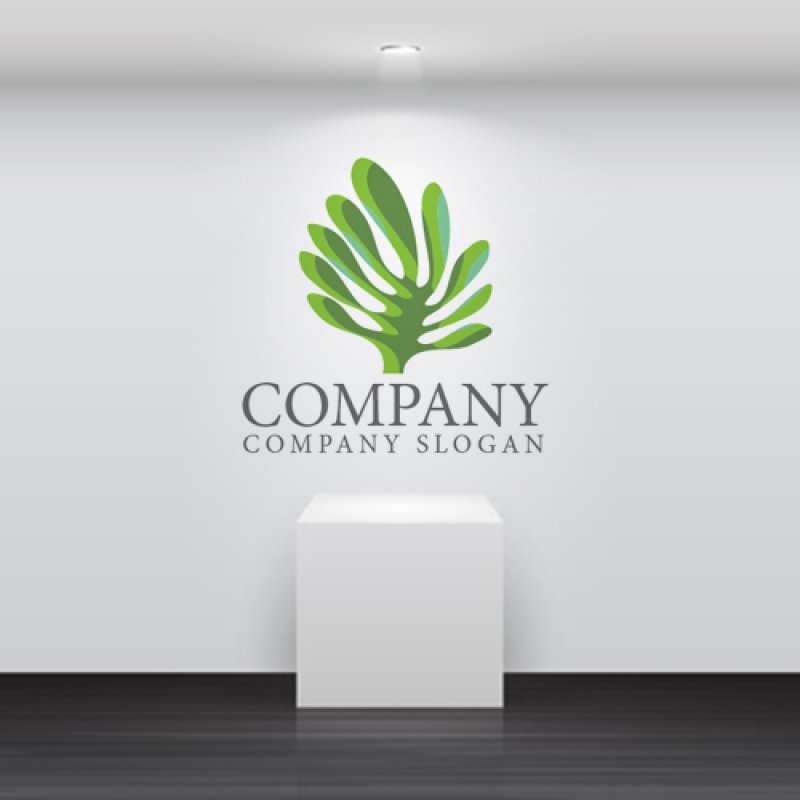 画像5: 葉・グリーン・ロゴ・マークデザイン1235 (5)