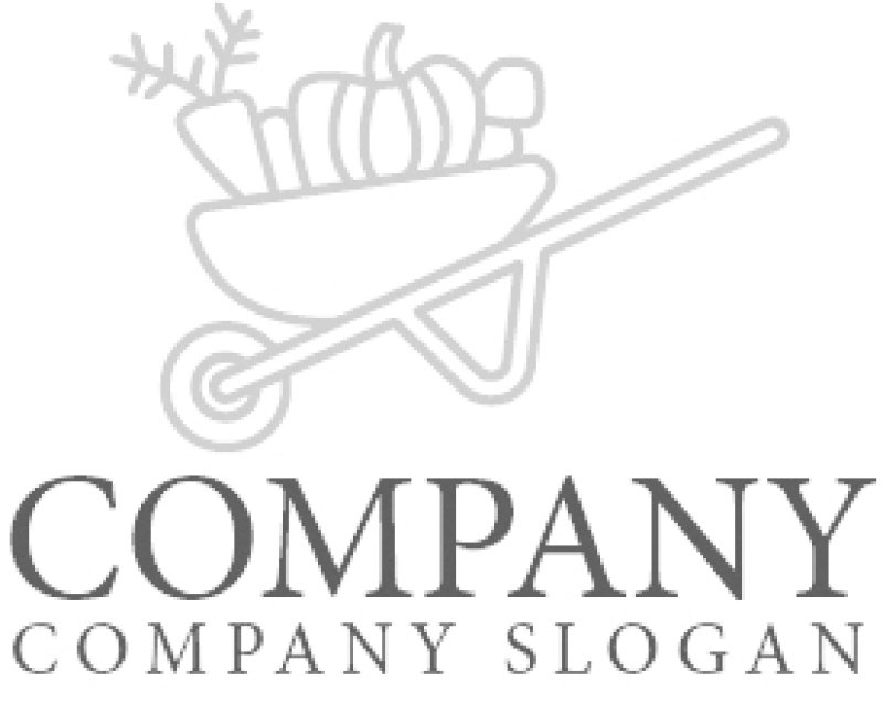 画像6: 手押し車・野菜・ロゴ・マークデザイン1238 (6)