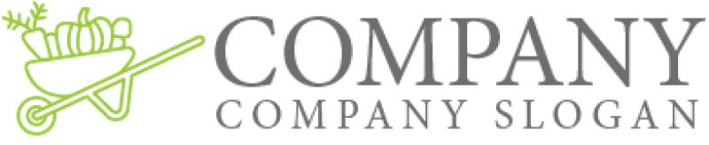 画像7: 手押し車・野菜・ロゴ・マークデザイン1238 (7)