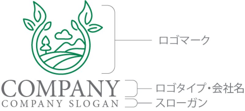 画像10: 葉・野・山・ロゴ・マークデザイン1239 (10)