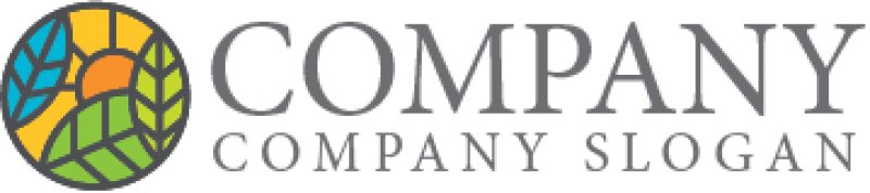 画像7: 葉・輪・太陽・ロゴ・マークデザイン1241 (7)