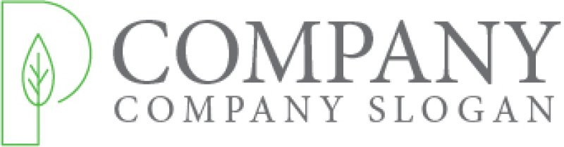 画像7: 葉・P・アルファベット・ロゴ・マークデザイン1245 (7)