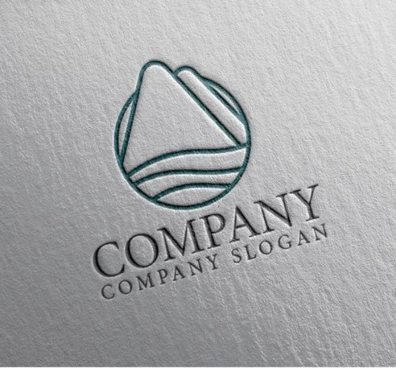 画像2: 山・輪・流れ・ロゴ・マークデザイン1247 (2)