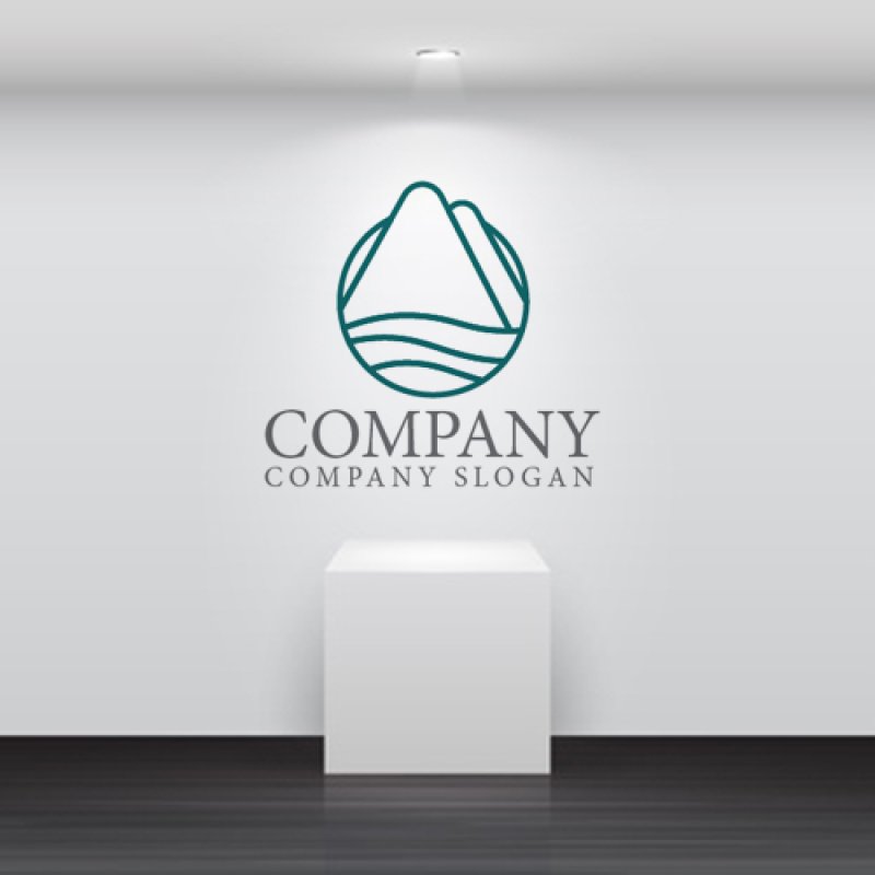 画像5: 山・輪・流れ・ロゴ・マークデザイン1247 (5)