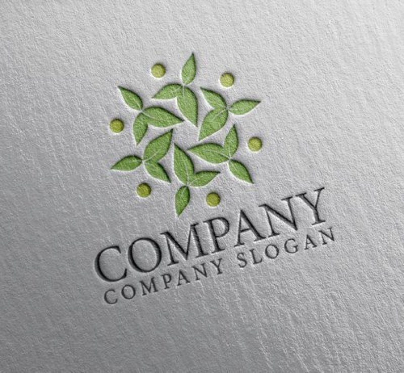 画像2: 葉・人・輪・ロゴ・マークデザイン1252 (2)