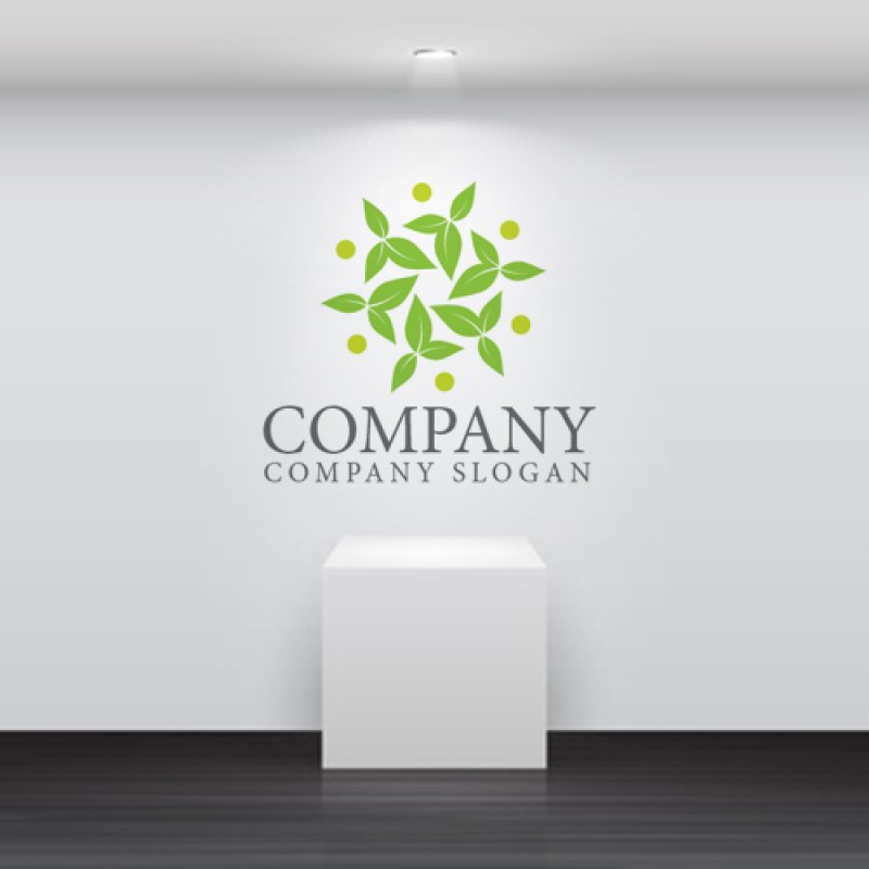 画像5: 葉・人・輪・ロゴ・マークデザイン1252 (5)