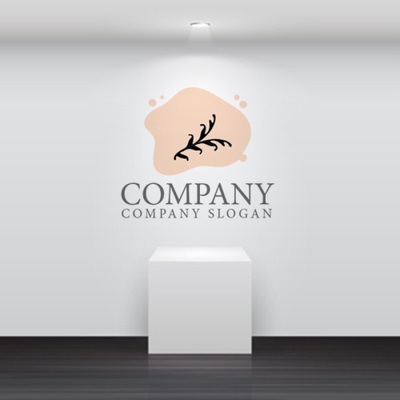 画像5: 葉・安らぎ・曲線・ロゴ・マークデザイン1253 (5)