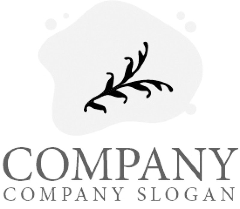 画像6: 葉・安らぎ・曲線・ロゴ・マークデザイン1253 (6)