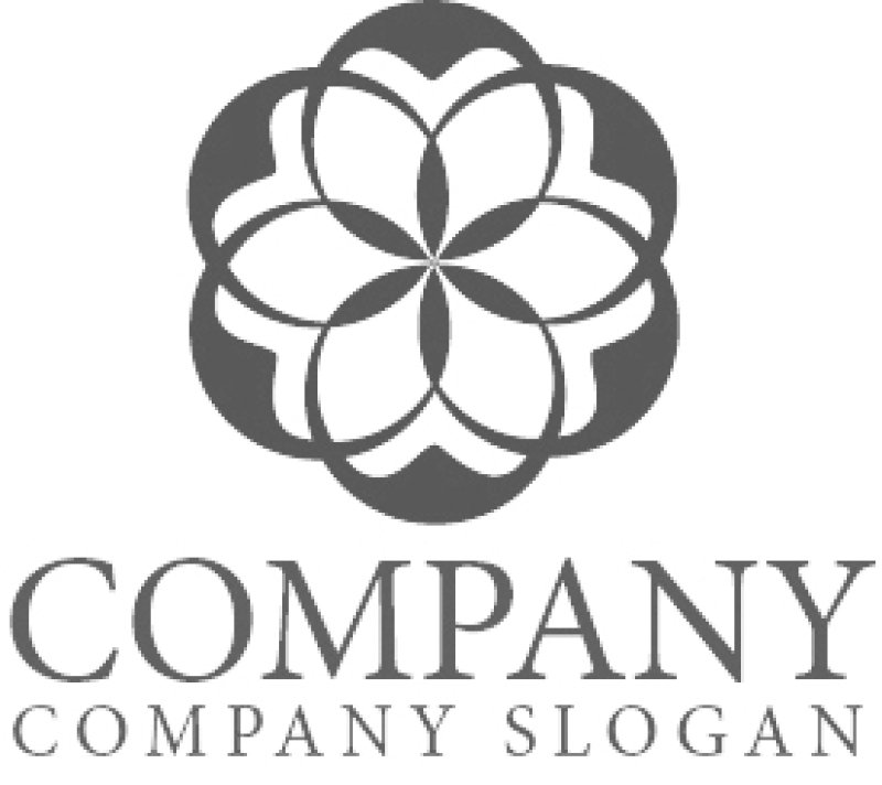 画像6: 花・輪・紋・ロゴ・マークデザイン1255 (6)