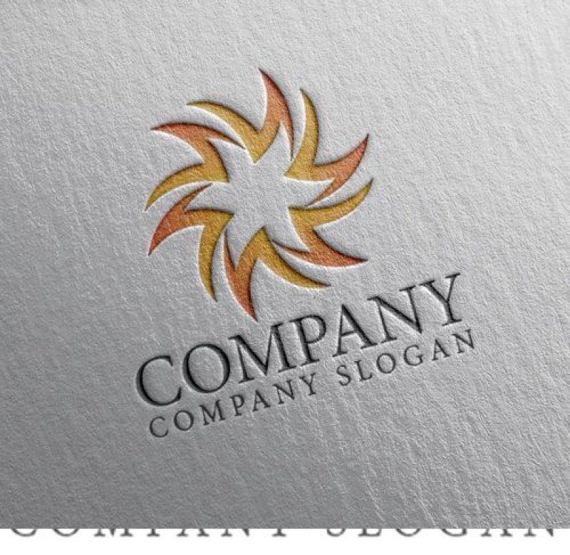 画像2: 太陽・グラデーション・炎・ロゴ・マークデザイン1256 (2)