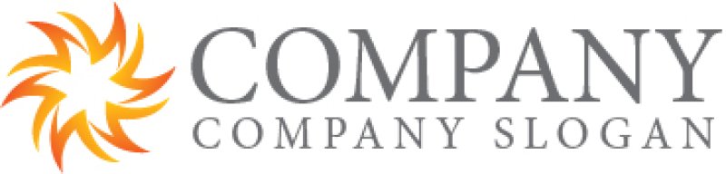 画像7: 太陽・グラデーション・炎・ロゴ・マークデザイン1256 (7)